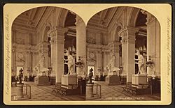 Vestibule, Memorial Hall, by Centennial Photographic Co.