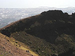 Vesuvius crater wall