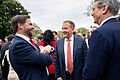 Vice President JD Vance with EPA Administrator Lee Zeldin and Treasury Secretary Scott Bessent, April 2025