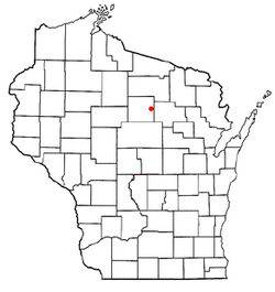 Location of Russell, Wisconsin