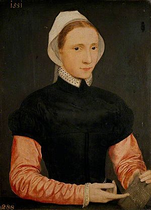 Willem Key (c.1520-1568) (attributed to) - Portrait of a Lady, called Lady Helen Leslie, Wife of Mark Ker - NG 1939 - National Galleries of Scotland