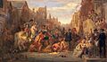 William Allan (1782-1850) - Compositional Sketch for 'Death of the Regent Moray' - NG 2713 - National Galleries of Scotland