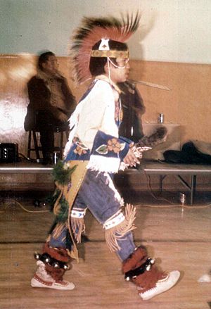 Young Blackfoot dancer, Alberta