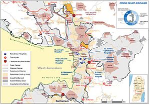 Zoning in East Jerusalem as of December 2017