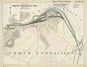 1895 Hopkins map of Wall Yard