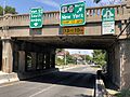 2020-08-22 13 09 45 View north along U.S. Route 9 at the exit for Main Street (South Amboy) in South Amboy, Middlesex County, New Jersey