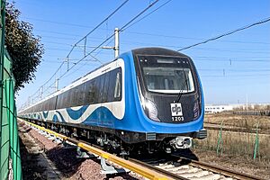 20221218 Trainset 1203 of Zhengzhou Metro Line 12 at Zhengzhou CRRC-Sifang 02