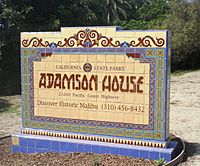 Adamson House Entrance
