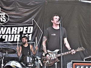 Against Me! at Warped tour 2011-08-09 03