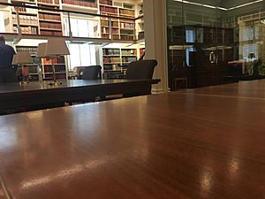 American Philosophical Society Library Hall reading room