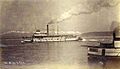 Bailey Gatzert (sternwheeler) at Seattle ca 1891