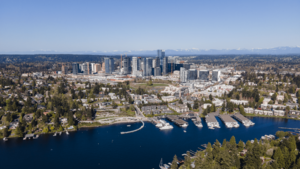 Bellevue Bay aerial 4, April 2023