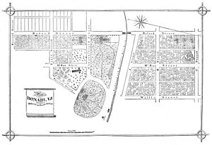 Bon Air Its Attractions for Summer Residents - 1882 - Map of Bon Air Virginia