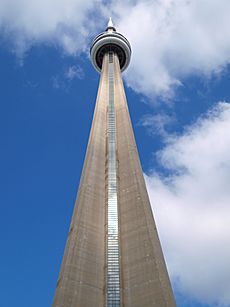 CN Tower seen from its base