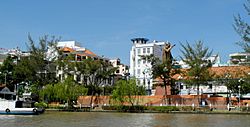 Can Tho City - Stadt aus Sicht vom Boot