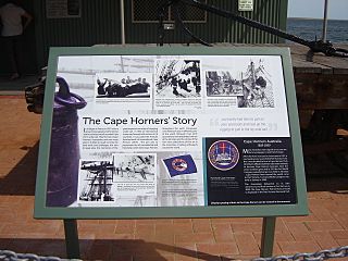 Cape Horner Sign at Port Victoria Maritime Museum