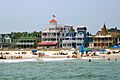 Cape May Beach Ave from the sea 3