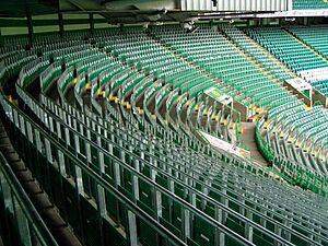 Celtic FC rail seating section