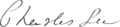 Charles Lee Signature