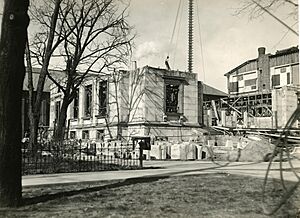 Clements Library under construction