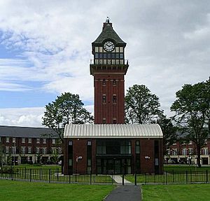 Clock Tower of the old Workhouse - Wood Lane - geograph.org.uk - 507276