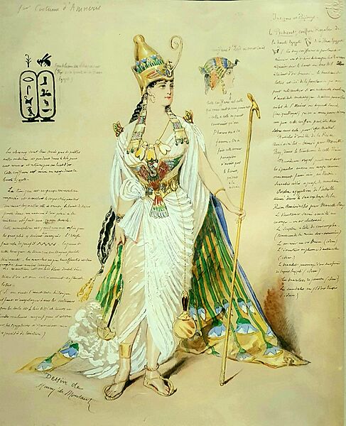 Costume de la princesse Amnéris