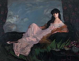 Countess Mathieu de Noailles, by Ignacio Zuloaga
