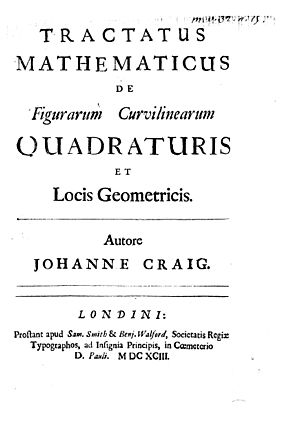 Craig, John – Tractatus mathematicus de figurarum curvilinearum quadraturis et locis geometricis, 1693 – BEIC 1314151
