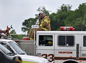 A Kentland fire truck in 2009.