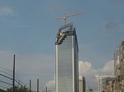 Duke Energy Center under construction