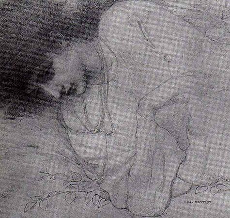 Edward Burne-Jones - Portrait of Maria Zambaco