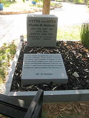 Eliyahu M. Goldratt grave 2