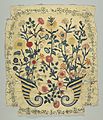 Embroidery- Crewel Wool, early 18th century (CH 18432103)