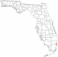 Location of Utopia, Florida
