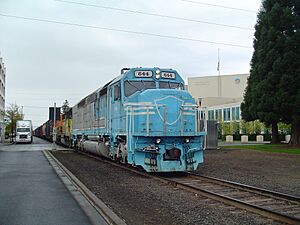 Former Amtrak No. 644 Just Passing Through Hillsboro, Oregon - April 2007