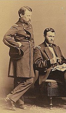 Generals Ulysses S Grant & Adam Badeau 1865