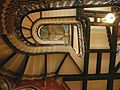 Gilbert Scott's staircase inside the St. Pancras Hotel