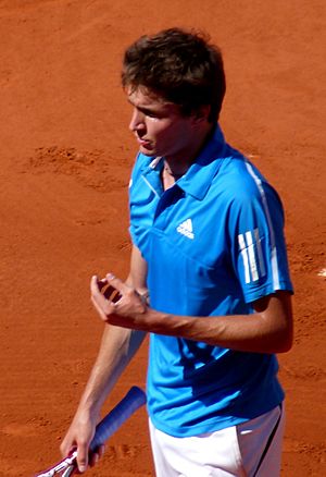 Gilles Simon at the 2009 French Open 9