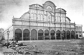 Grand Central Depot, New York City, north side of train shed