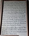 Harlaxton Ss Mary and Peter - interior Tower Memorial text