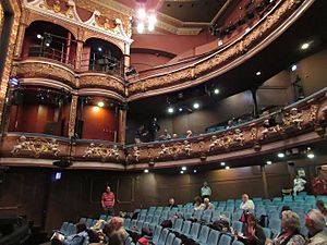 Harrogate Theatre boxes and house