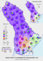 Harta etnica a Guvernamantului Basarabiei in 1941