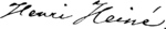 Heinrich Heine signature.svg