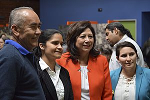 Hilda Solis at Ricardo F Icaza Workers Center Grand Opening 2017