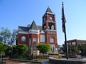 The Old Paulding County Courthouse in Dallas is listed on the National Register of Historic Places