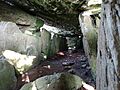 Interior Labbacallee Wedge Tomb, North Cork