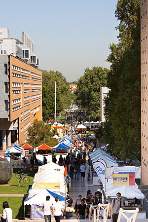 International Square during Orientation Week, University of New South Wales