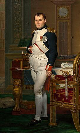 Jacques-Louis David - The Emperor Napoleon in His Study at the Tuileries - Google Art Project 2