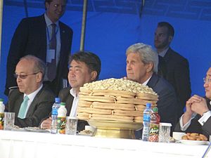John Kerry in Mongolia
