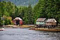 Ketchikan AK - shoreline buildings